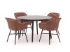 Hartman Delphine/Sophie Studio ø 128 cm Gartenmöbel-Set 5-teilig