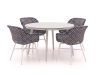 Hartman Delphine/Sophie Studio ø 128 cm Gartenmöbel-Set 5-teilig