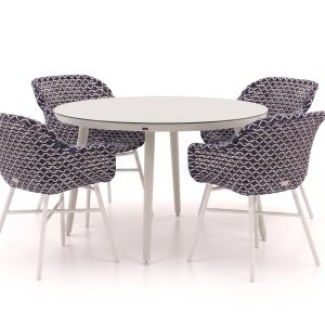 Hartman Delphine/Sophie Studio ø 128 cm Gartenmöbel-Set 5-teilig