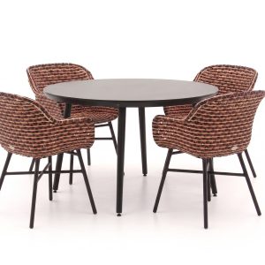 Hartman Delphine/Sophie Studio ø 128 cm Gartenmöbel-Set 5-teilig