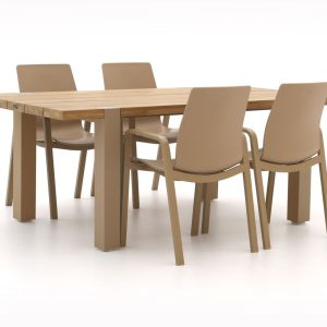 Hartman Flow/Almeria 200 cm Gartenmöbel-Set 5-teilig