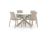 Hartman Flow/Lodola ø 130 cm Gartenmöbel-Set 5-teilig
