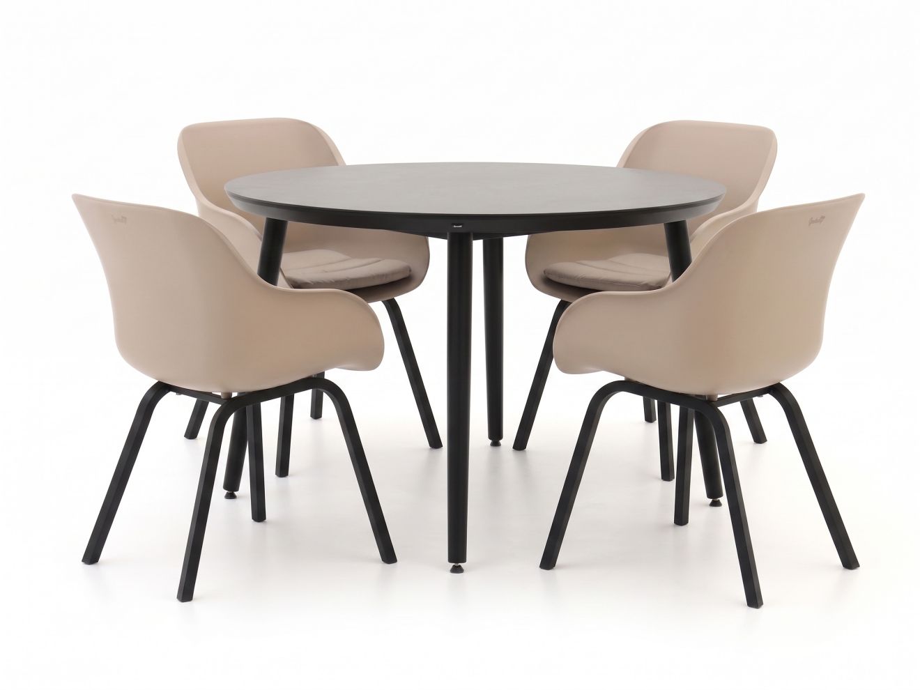 Hartman Le Soleil Element/Sophie Studio ø 128 cm Gartenmöbel-Set 5-teilig