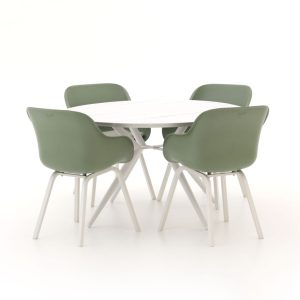 Hartman Le Soleil Element/Sora ø 127 cm Gartenmöbel-Set 5-teilig