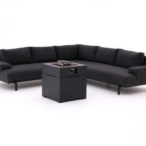 Hartman Lucas/Cosibrixx 60 cm Ecklounge-Set mit Feuertisch 3-teilig