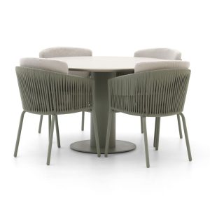 Hartman Sevilla/Girona ø  120 cm Gartenmöbel-Set 5-teilig