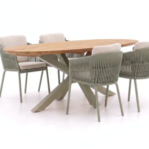 Hartman Sevilla/San Sebastian 200 cm Gartenmöbel-Set 5-teilig