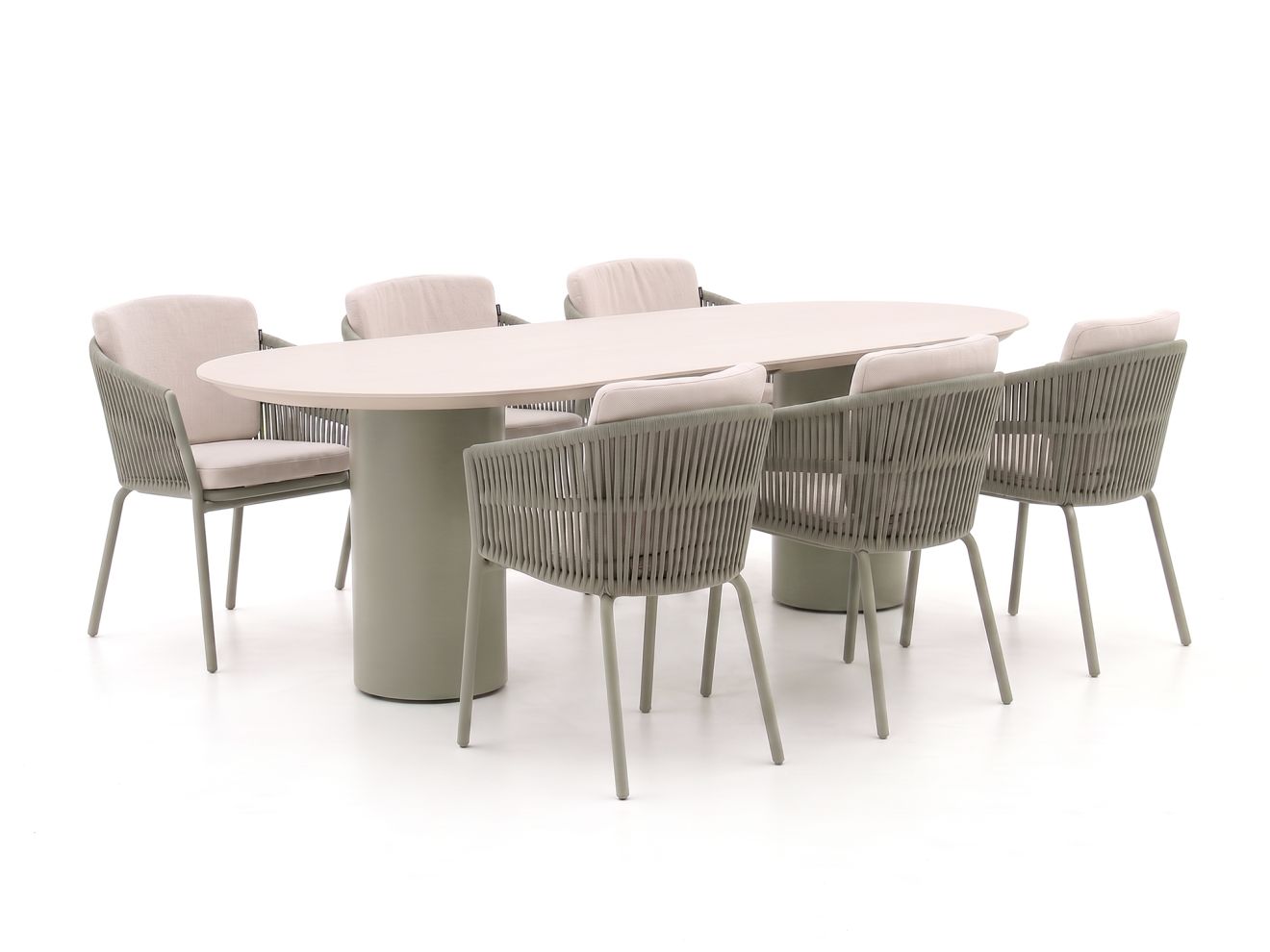 Hartman Sevilla/Valencia 220 cm Gartenmöbel-Set 7-teilig