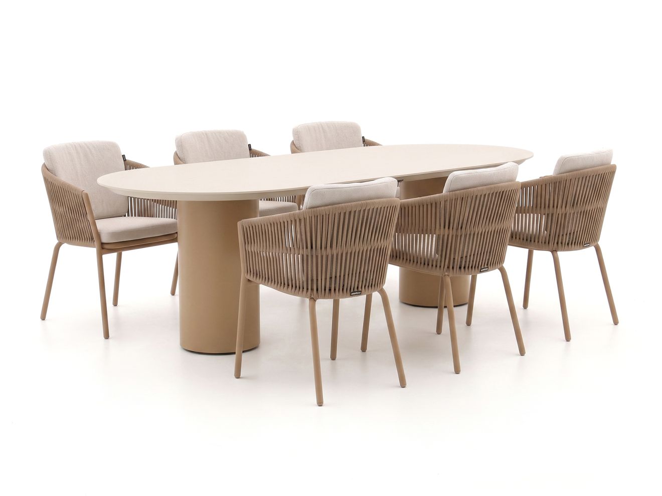 Hartman Sevilla/Valencia 220 cm Gartenmöbel-Set 7-teilig