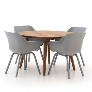 Hartman Sophie Element/Studio Ø 120 cm Gartenmöbel-Set 5-teilig