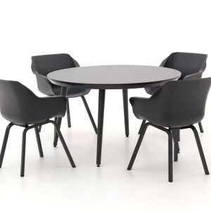 Hartman Sophie Element/Studio ø 128 cm Gartenmöbel-Set 5-teilig