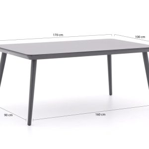 Hartman Sophie Studio 170 cm Gartenmöbel-Set 5-teilig