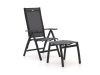 Hartman Troy Gartenstuhl Hochlehner mit Brisbane Gartenhocker