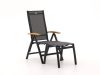 Hartman Troy Gartenstuhl Hochlehner mit Brisbane Gartenhocker
