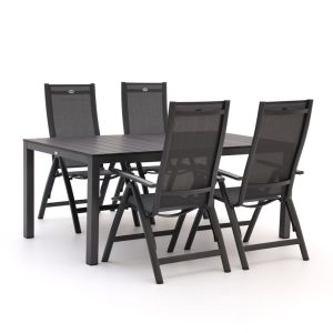 Hartman Troy/Fidenza 183 cm Gartenmöbel-Set 5-teilig verstellbar