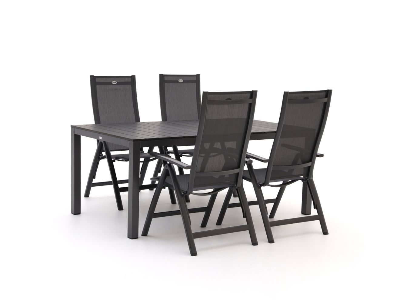 Hartman Troy/Fidenza 183 cm Gartenmöbel-Set 5-teilig verstellbar