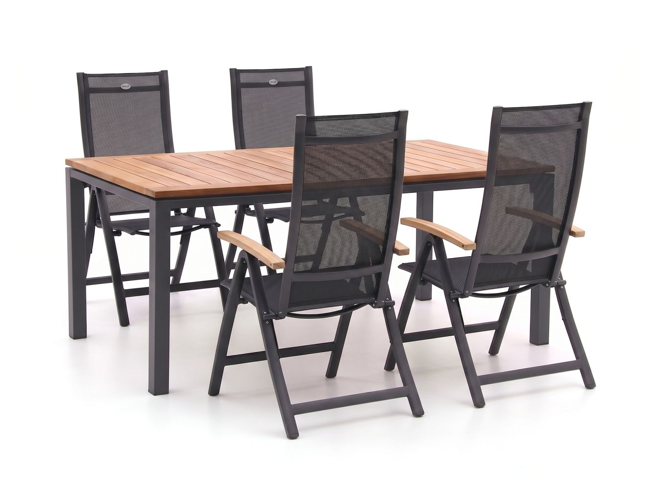 Hartman Troy/Linosa 180 cm Gartenmöbel-Set 5-teilig verstellbar