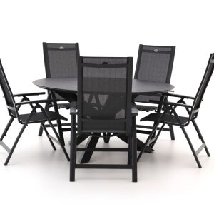 Hartman Troy/Lodola ø 150 cm Gartenmöbel-Set 6-teilig verstellbar