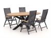 Hartman Troy/Stephanie 200 cm Gartenmöbel-Set 5-teilig verstellbar
