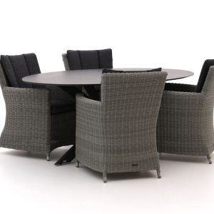 Intenso Adriano/Furato ellips 200 cm Gartenmöbel-Set 5-Teilig