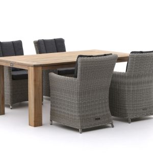 Intenso Adriano/ROUGH-X 180 cm Gartenmöbel-Set 5-teilig