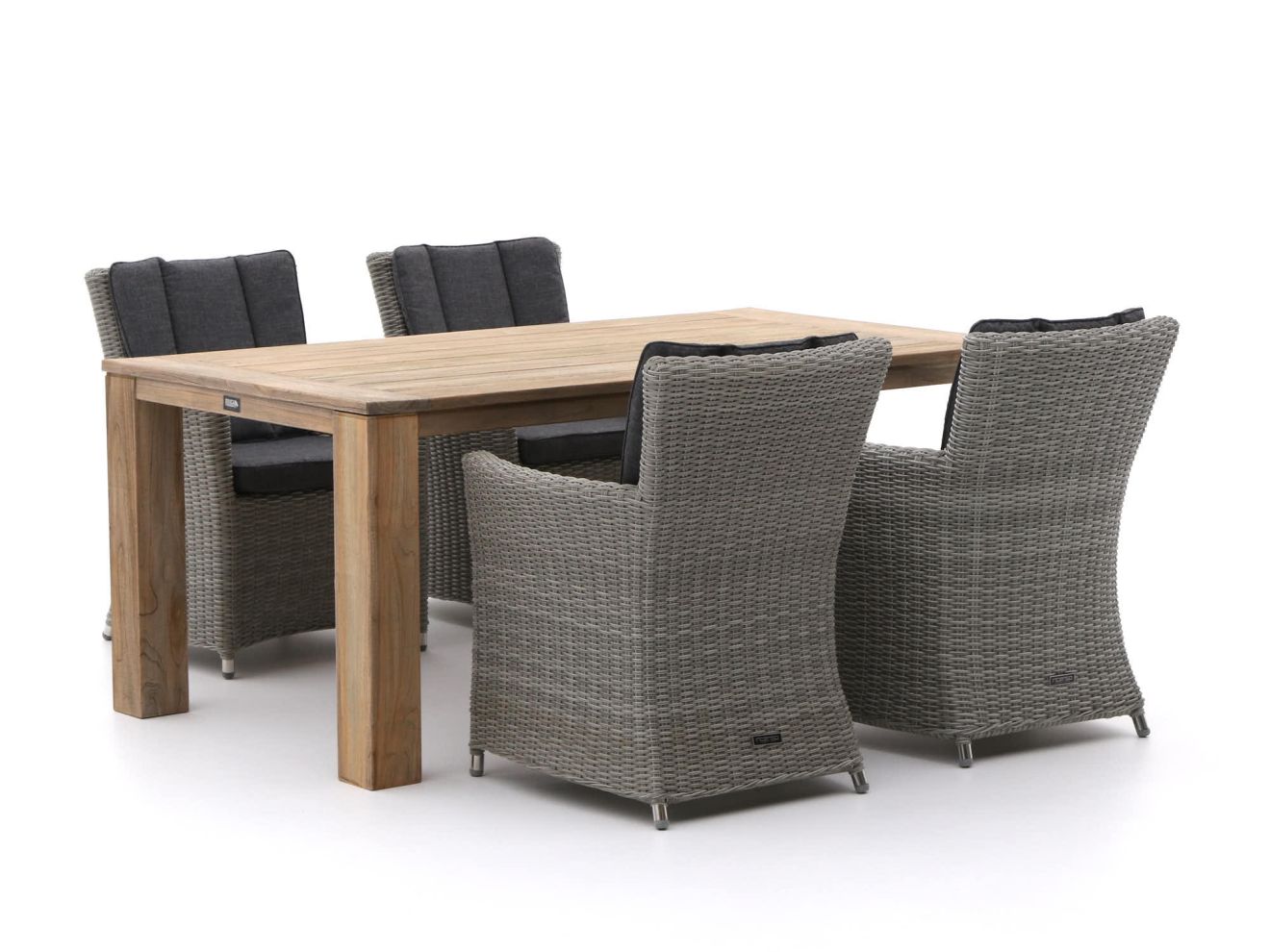 Intenso Adriano/ROUGH-X 180 cm Gartenmöbel-Set 5-teilig