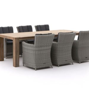 Intenso Adriano/ROUGH-X 240 cm Gartenmöbel-Set 7-teilig