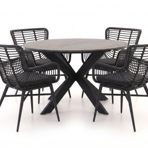 Intenso Asti/Fidenza ø 126 cm Gartenmöbel-Set 5-teilig