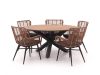 Intenso Asti/Fidenza ø 149 cm Gartenmöbel-Set 6-teilig