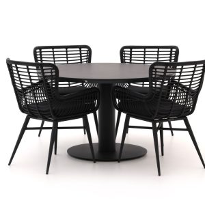 Intenso Asti/La Fonte Ø 120 cm Gartenmöbel-Set 5-teilig