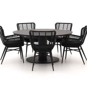 Intenso Asti/La Fonte Ø 150 cm Gartenmöbel-Set 6-teilig