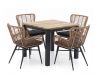 Intenso Asti/Lagundo 90 cm Gartenmöbel-Set 5-teilig