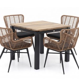 Intenso Asti/Lagundo 90 cm Gartenmöbel-Set 5-teilig