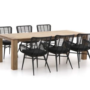 Intenso Asti/ROUGH-X 240 cm Gartenmöbel-Set 7-teilig