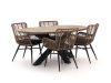 Intenso Asti/Rough-Y Ellips 200 cm Gartenmöbel-Set 5-teilig