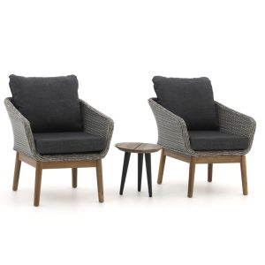 Intenso Borgetto/ROUGH-K ø 40 cm Balkon Lounge-Set 3-teilig