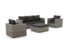 Intenso Carpino Sessel-Sofa Lounge-Set 4-teilig