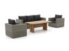 Intenso Carpino/ROUGH-L Gartentisch Lounge-Set 4-teilig