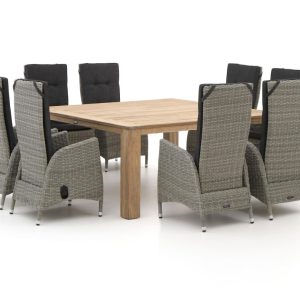 Intenso Fabrizi/ROUGH-X 170 cm Gartenmöbel-Set 9-teilig verstellbar