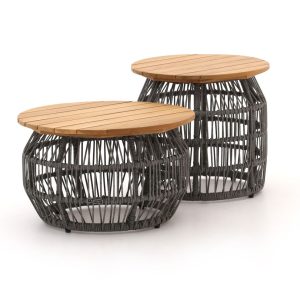 Intenso Isorella lounge Loungetisch ø50 cm (h:47 cm)/ø 60 cm (h:37 cm)