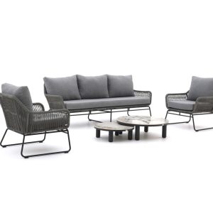 Intenso Isorella/Sarsina Sessel-Sofa Lounge-Set 5-teilig