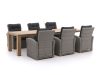 Intenso Mazzano/ROUGH-X 320 cm Lounge Gartenmöbel-Set 7-teilig verstellbar