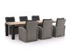 Intenso Mazzano/ROUGH-X 320 cm lounge-Gartenmöbel-Set 7-Teilig verstelbaar