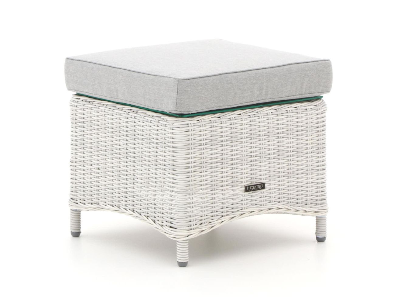 Intenso Milano Beistelltisch Outdoor/Gartenhocker 53x53x37 cm