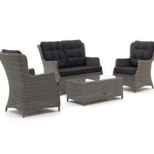 Intenso Milano Sessel-Sofa Lounge-Set 4-Sitzer 4-teilig