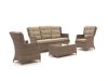 Intenso Milano Sessel-Sofa Lounge-Set 5-Sitzer 4-teilig