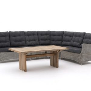 Intenso Milano/ROUGH-L Gartentisch Lounge-Set 5-teilig