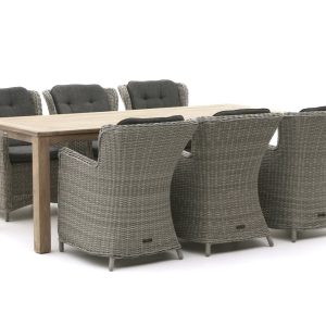 Intenso Milano/ROUGH-S 220 cm Gartenmöbel-Set 7-teilig
