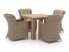 Intenso Milano/ROUGH-X 100 cm Gartenmöbel-Set 5-teilig