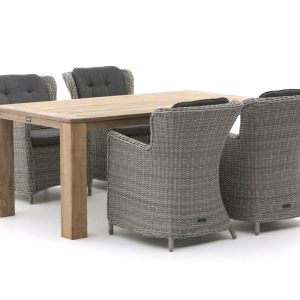 Intenso Milano/ROUGH-X 180 cm Gartenmöbel-Set 5-teilig